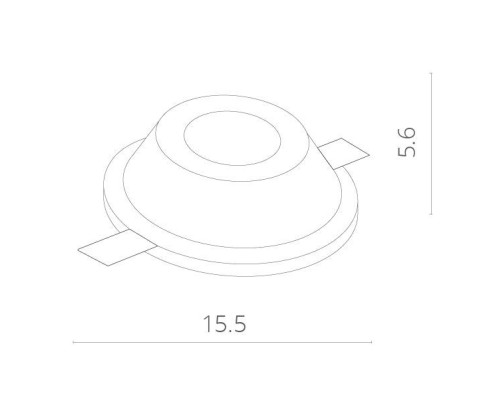 Точечный светильник Invisible A9215PL-1WH Arte Lamp