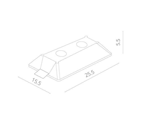 Точечный светильник Invisible A9215PL-2WH Arte Lamp