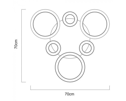 Потолочная люстра Nastro A9228PL-6WH Arte Lamp