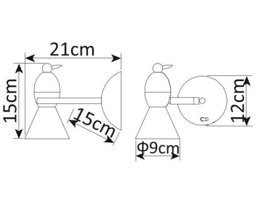 Спот Picchio A9229AP-1CC Arte Lamp