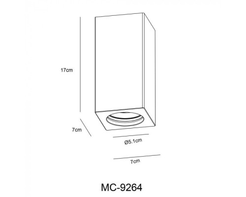 Точечный светильник Tubo A9263PL-1WH Arte Lamp