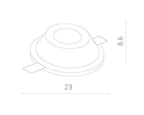 Точечный светильник Invisible A9271PL-1WH Arte Lamp