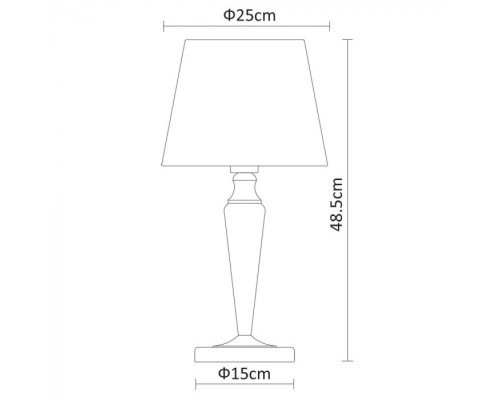 Настольная лампа Orlean A9311LT-1WG Arte Lamp