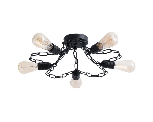Потолочная люстра Riverrun A9344PL-5BK Arte Lamp