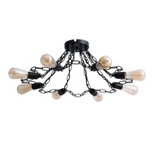 Потолочная люстра Riverrun A9344PL-8BK Arte Lamp