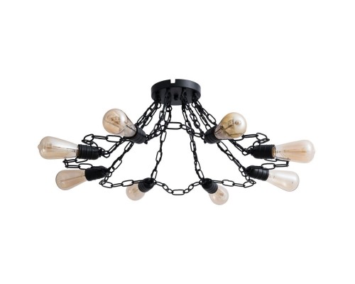 Потолочная люстра Riverrun A9344PL-8BK Arte Lamp