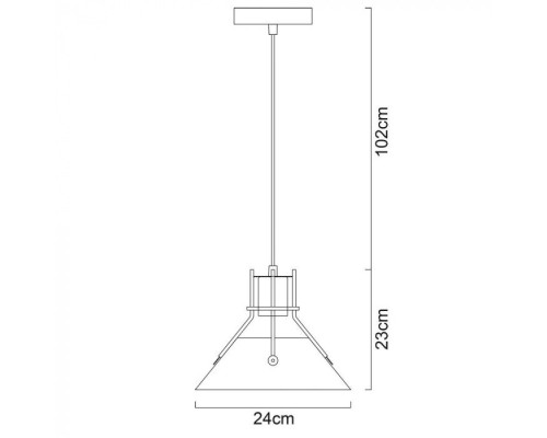 Подвесной светильник Stark A9347SP-1BK Arte Lamp