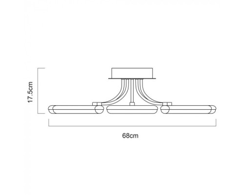 Потолочная люстра Nastro A9358PL-5WH Arte Lamp