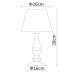 Настольная лампа Felicia A9368LT-1AB Arte Lamp