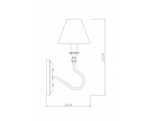 Бра Alba A9395AP-1WG Arte Lamp