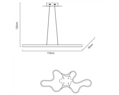 Подвесной светильник Lago A9425SP-1CC Arte Lamp