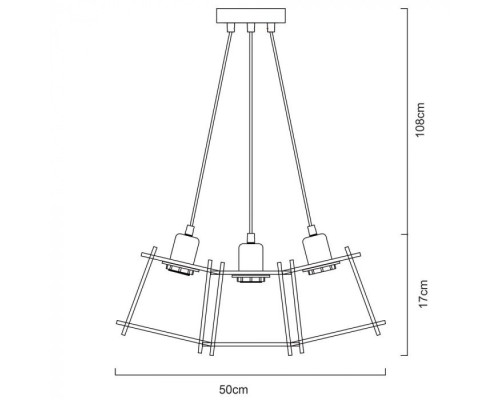 Подвесная люстра Conway A9469SP-5BK Arte Lamp