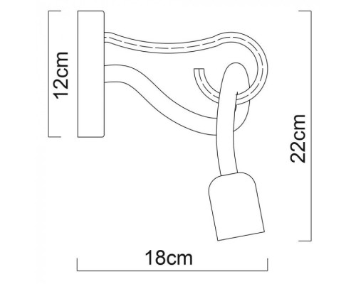 Бра Nodo A9477AP-1WG Arte Lamp