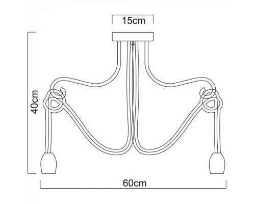 Потолочная люстра Nodo A9477PL-8WG Arte Lamp