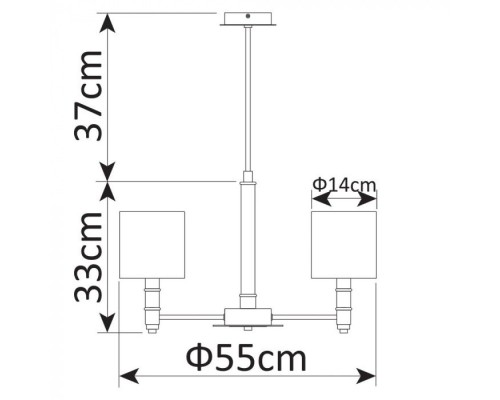 Подвесная люстра Circolo A9519LM-5BR Arte Lamp