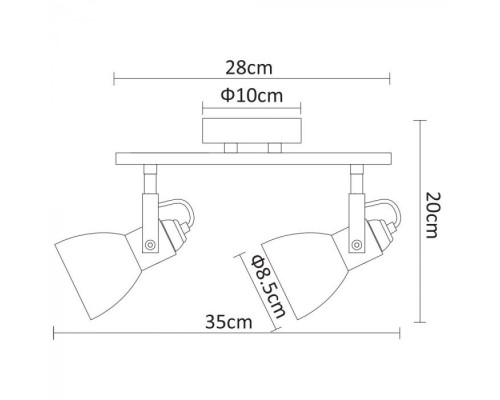 Спот Tulip A9581AP-2AB Arte Lamp
