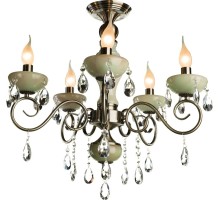 Потолочная люстра Onyx Green A9592PL-5AB Arte Lamp