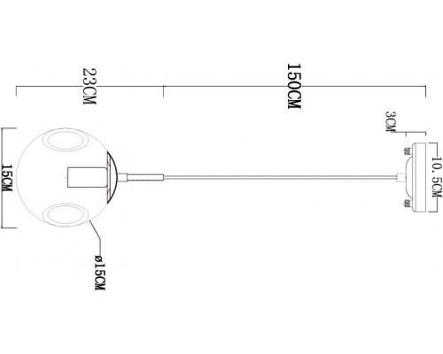 Подвесной светильник Tureis A9915SP-1CC Arte Lamp