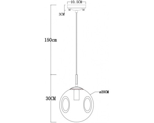 Подвесной светильник Tureis A9920SP-1CC Arte Lamp