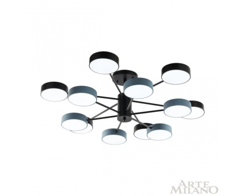 Потолочная люстра Ferrara 250906/12B Bk/Gr Arte Milano