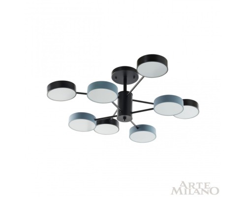Потолочная люстра Ferrara 250906/8B Bk/Gr Arte Milano