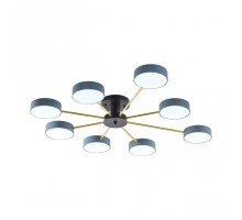 Потолочная люстра Ferrara 252006/8 Bk/Gr Arte Milano