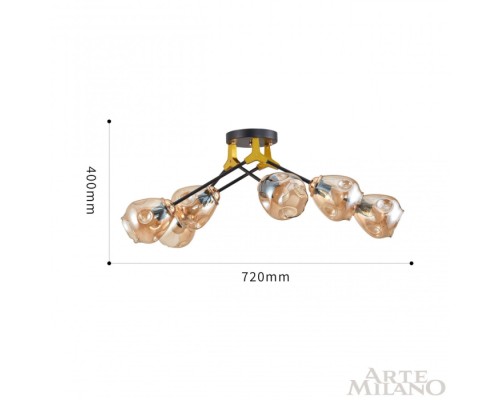 Потолочная люстра Amalfi 252588/6 Br Arte Milano