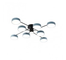 Потолочная люстра Ferrara 253039/8+1 Bk/Gr Arte Milano