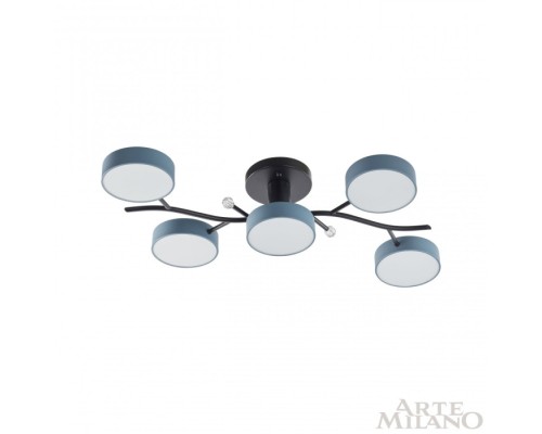 Потолочная люстра Ferrara 256606/5 Bk/Gr Arte Milano