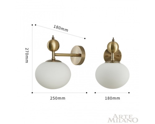 Бра  270307/1B GD Arte Milano