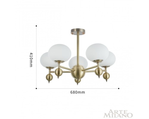 Потолочная люстра  270307/5 GD Arte Milano