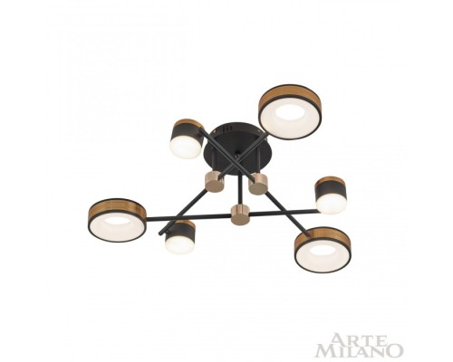 Потолочная люстра  271040/6 BK/GD Arte Milano