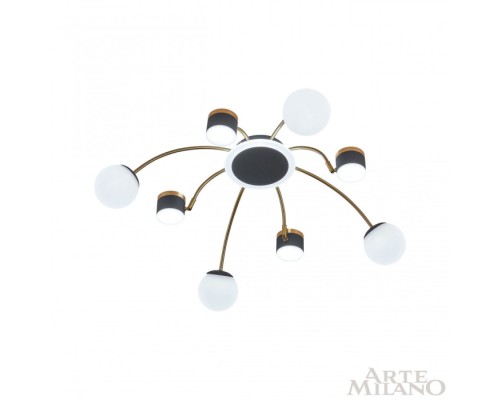 Потолочная люстра  271040/8 BK/GD Arte Milano