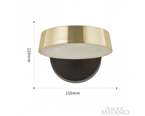 Бра  271079/1B BK/GD Arte Milano