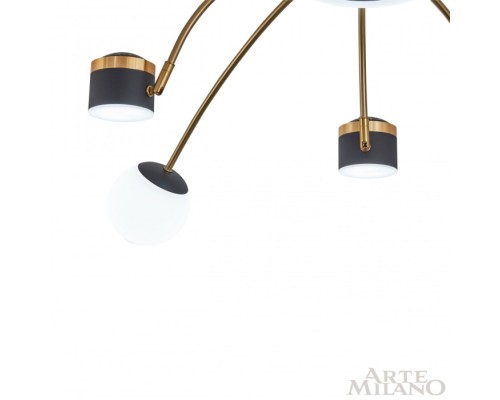 Потолочная люстра  272040/10 BK/GD Arte Milano