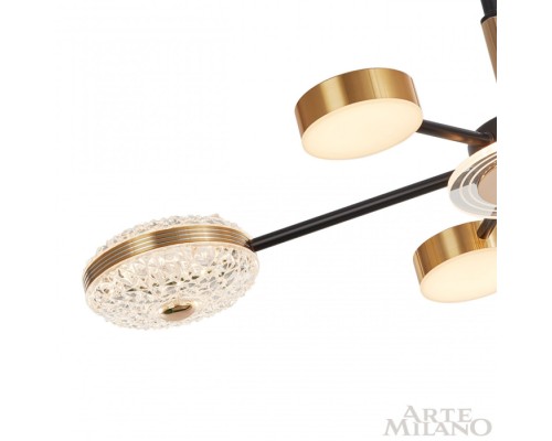 Потолочная люстра  272069/6 BK/GD Arte Milano