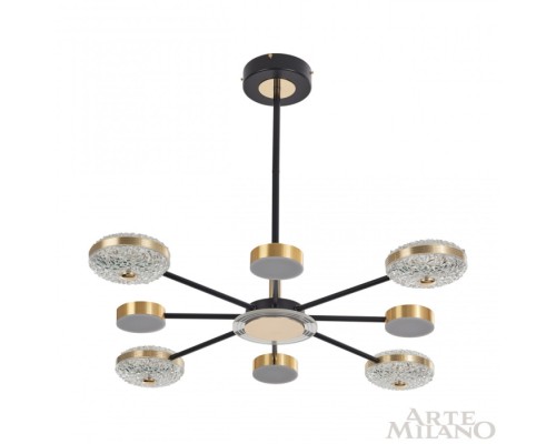 Потолочная люстра  272069/8 BK/GD Arte Milano