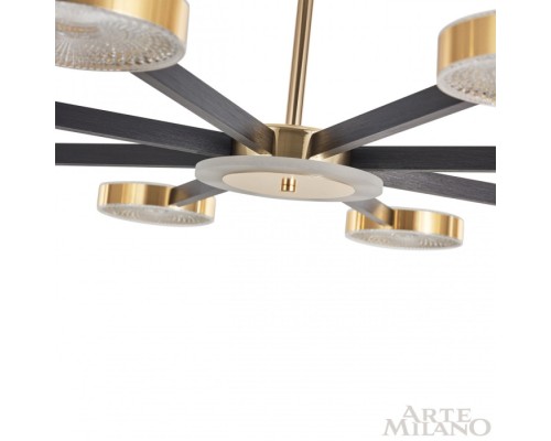 Потолочная люстра  272079/8 BK/GD Arte Milano