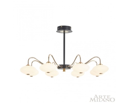 Потолочная люстра  273908/8 BK/GD Arte Milano