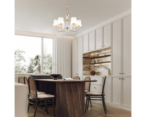 Подвесная люстра Florentia-1097 301097/6 Wh/Gd Arte Milano