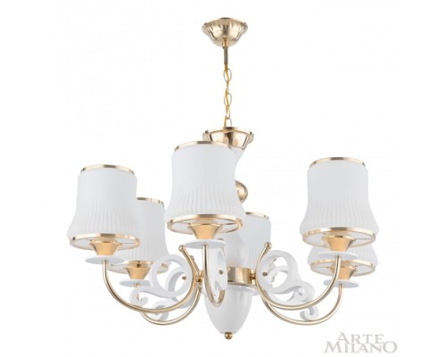 Подвесная люстра Florentia-1097 301097/6 Wh/Gd Arte Milano