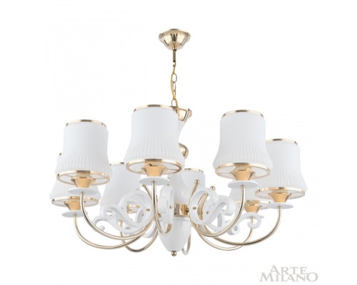 Подвесная люстра Florentia-1097 301097/8 Wh/Gd Arte Milano