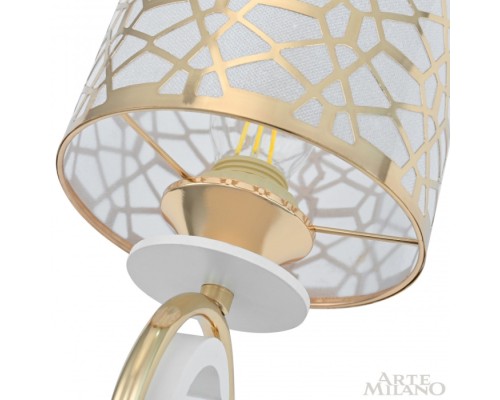 Бра Florentia-1237 301237/1W Wh/Gd Arte Milano
