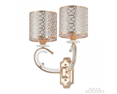 Бра Florentia-1237 301237/2W Wh/Gd Arte Milano