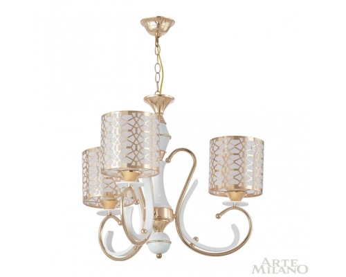 Подвесная люстра Florentia-1237 301237/3 Wh/Gd Arte Milano