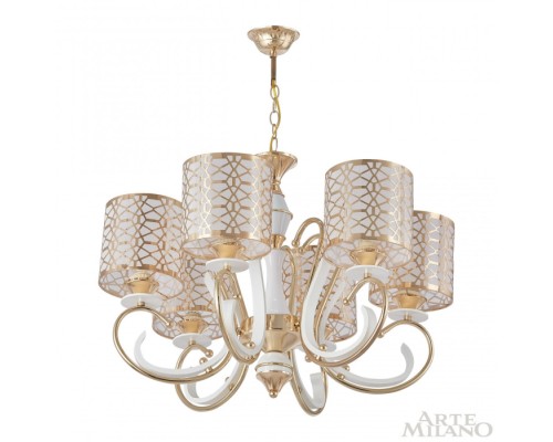 Подвесная люстра Florentia-1237 301237/6 Wh/Gd Arte Milano