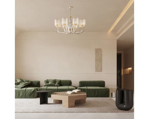 Подвесная люстра Florentia-1237 301237/8 Wh/Gd Arte Milano