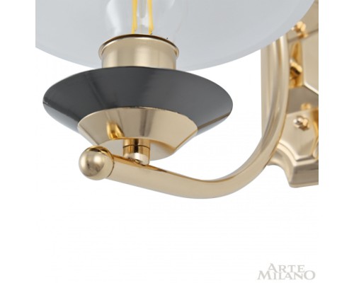 Бра Florentia-1240 301240/1W Bk/Gd Arte Milano