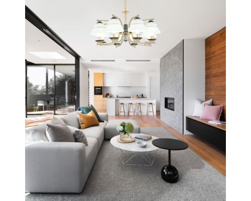 Подвесная люстра Florentia-1240 301240/8 Bk/Gd Arte Milano