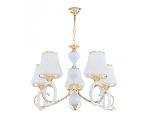 Подвесная люстра Florentia-2387 302387/5 Wh/Gd Arte Milano